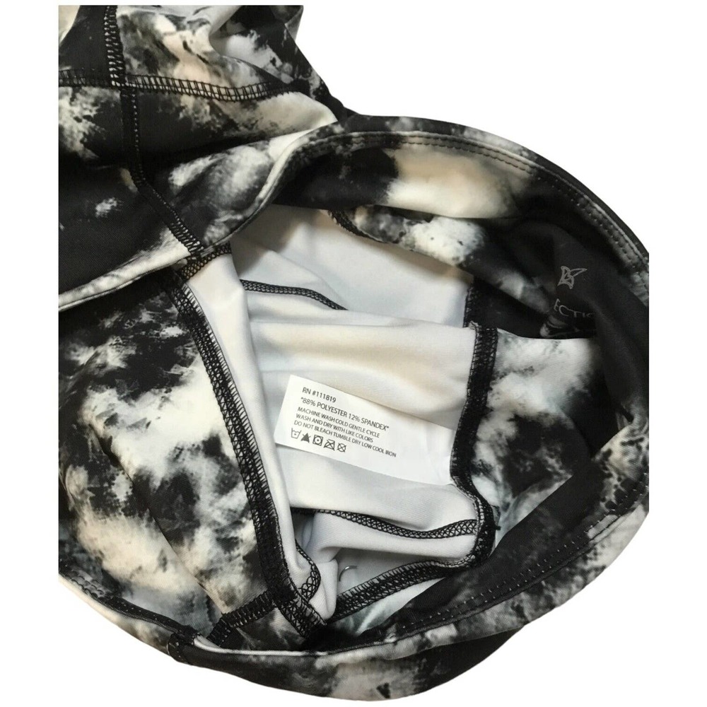 New S.O.I. Collection Tie Dye Leggings Cell Pocket High Rise Support Black M - Picture 6 of 8
